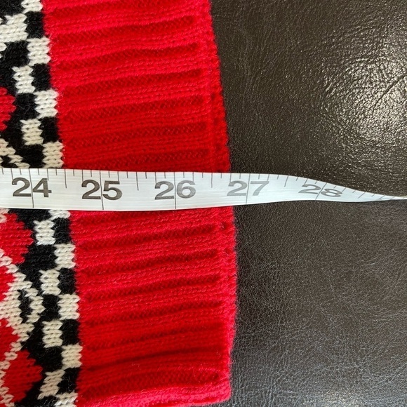 Ugly Christmas Sweater Scottie dogs and poinsettias size extra large vest - Picture 16 of 16